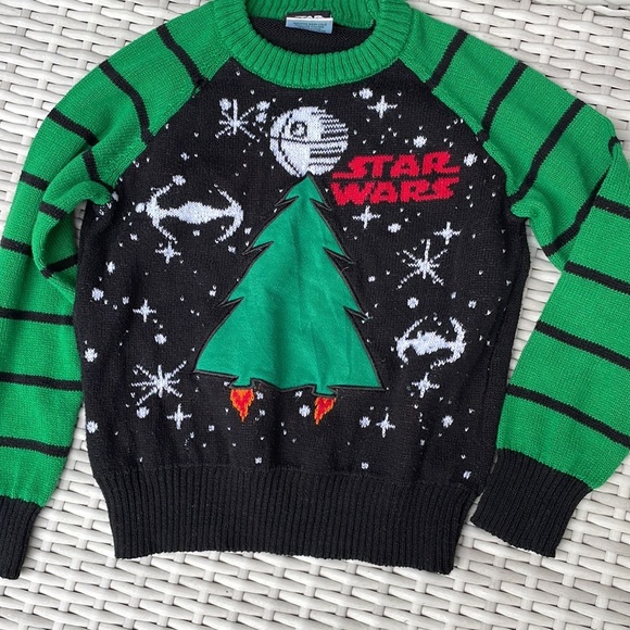 🎄KIDS STAR WARS Holiday Sweater Size 4 - Picture 8 of 9